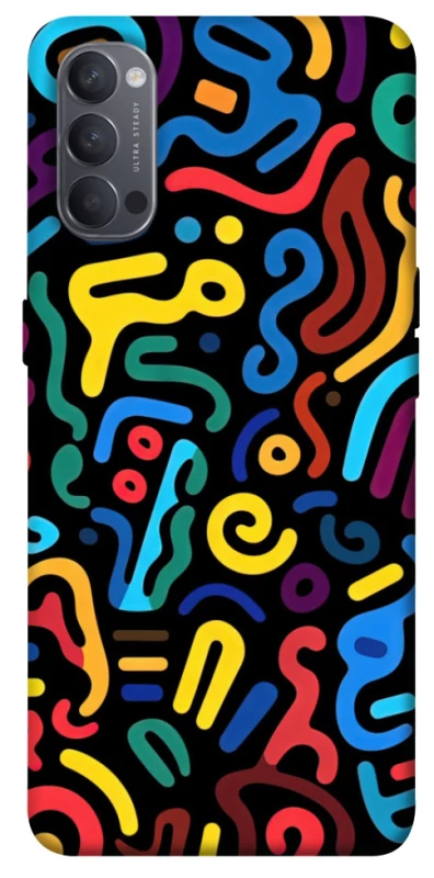 Чохол на Oppo Reno 4 abstraction фото 1 з 1