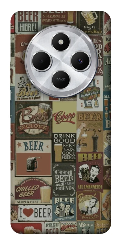 Чохол на Xiaomi Redmi 14C / Poco C75 Retro collage ver.1 фото 1 з 1