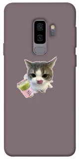 Чохол на Samsung Galaxy S9+ cat matcha фото 1 з 1