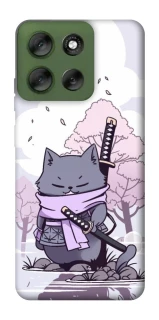 Чохол на Motorola Moto G56 5G Samurai cat фото 1 Чохол на Motorola Moto G56 5G Samurai cat фото 1 з 1