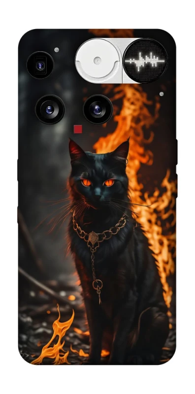 Чохол на Nothing Phone (3) Вогняний кіт фото 1 з 1