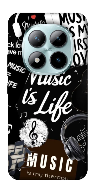 Чохол на Xiaomi Redmi Note 15 Pro+ 5G Music is Life фото 1 з 1