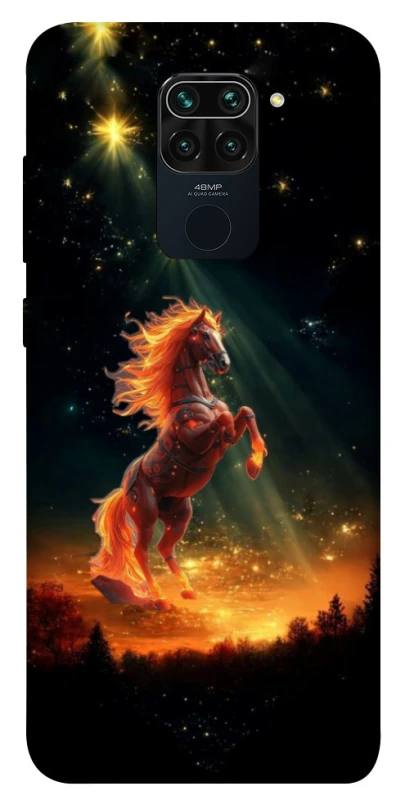 Чохол на Xiaomi Redmi Note 9 / Redmi 10X Red Fire Horse ver.2 фото 1 з 1