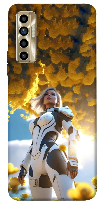 Чохол на TECNO Camon 17P Cyber space girl ver.3 фото 1 з 1