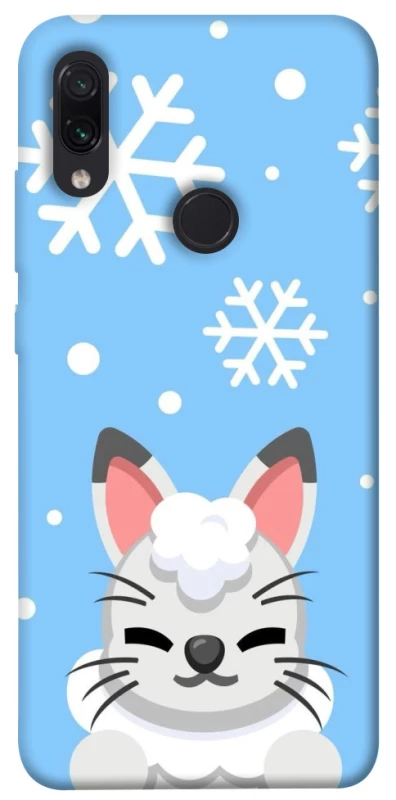 Чехол на Xiaomi Redmi Note 7 / Note 7 Pro / Note 7s Adopt Me Snow Kitty Smile фото 1 из 1