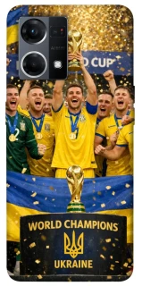 Чехол на Oppo Reno 7 4G UA-Football ver.5 фото 1 из 1