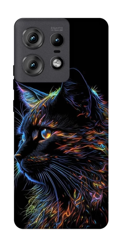 Чохол на Motorola Edge 50 Pro Чорний кіт фото 1 з 1