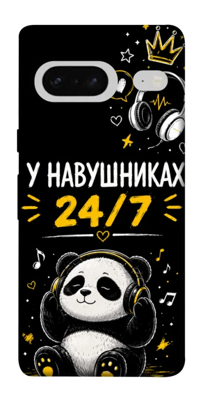 Чехол на Google Pixel 7 У навушниках 24/7 фото 1 из 1