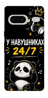 Чехол на Google Pixel 7 У навушниках 24/7 фото 1 из 1