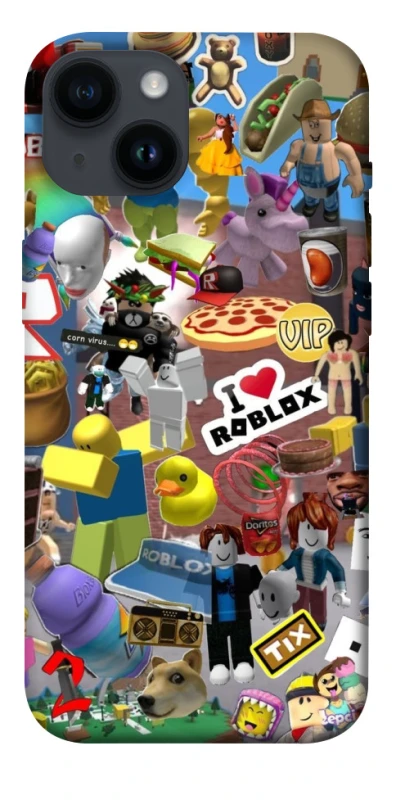 Чохол на Apple iPhone 14 (6.1") Roblox collage ver.5 фото 1 з 1
