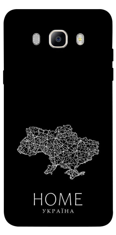 Чохол на Samsung J710F Galaxy J7 (2016) Ukraine black map фото 1 з 1