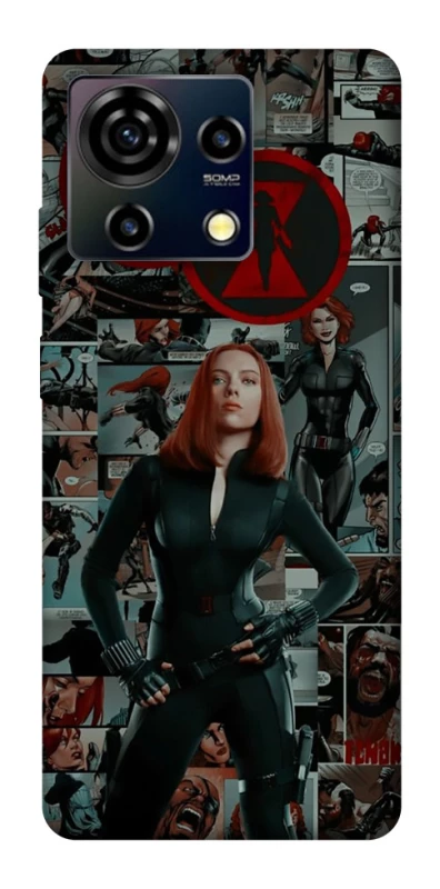 Чохол на ZTE Blade V50 Vita Black Widow фото 1 з 1