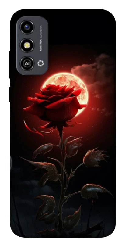 Чехол на ZTE Blade A53 Красная роза фото 1 из 1