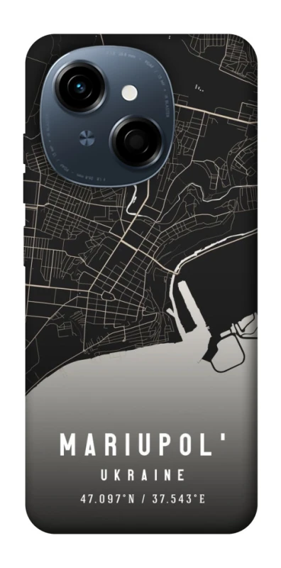 Чехол на TECNO Spark Go 1 Mariupol map фото 1 из 1