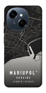 Чехол на TECNO Spark Go 1 Mariupol map фото 1 из 1