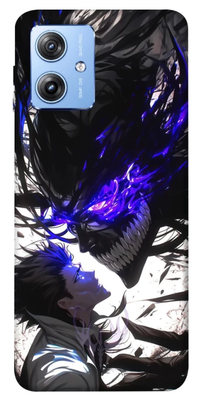 Чохол на Motorola Moto G84 Black soul anime фото 1 з 1