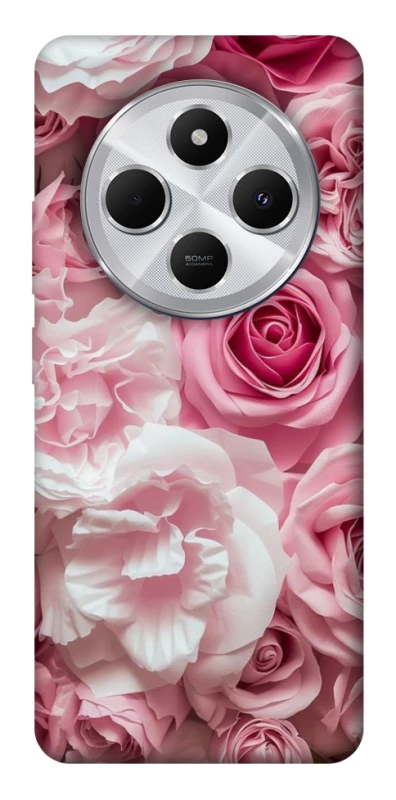 Чехол на Xiaomi Redmi 14C / Poco C75 Розовые цветы фото 1 из 1