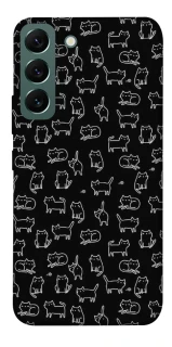 Чохол на Samsung Galaxy S22 Black Cats фото 1 Чохол на Samsung Galaxy S22 Black Cats фото 1 з 1