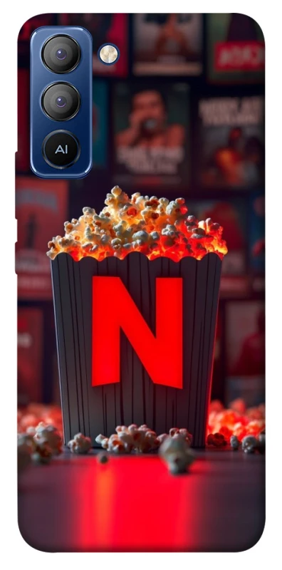 Чехол на TECNO Pop 5 LTE Netflix and popcorn фото 1 из 1