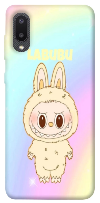 Чохол на Samsung Galaxy A02 Fluffy Rainbow Labubu фото 1 з 1