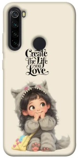 Чохол на Xiaomi Redmi Note 8 Create the life you love фото 1 з 1