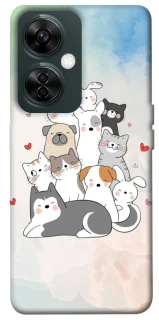 Чехол на OnePlus Nord CE 3 Lite Funny Pets ver.2 фото 1 из 1