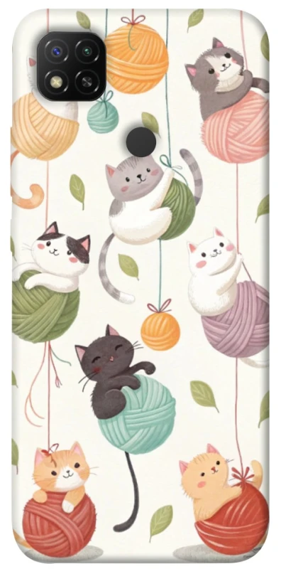 Чохол на Xiaomi Redmi 9C Funny Kittens фото 1 з 1