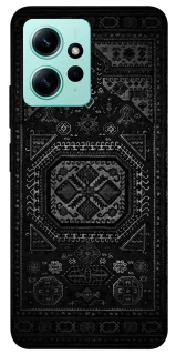 Чехол на Xiaomi Redmi Note 12 4G Черный ковер фото 1 из 1