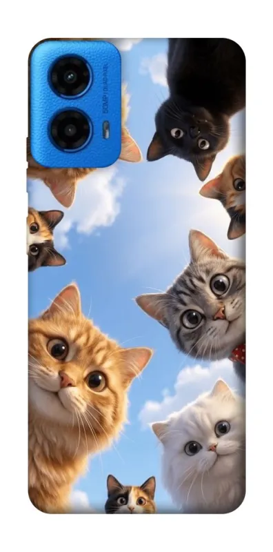 Чохол на Motorola Moto G45 Cats фото 1 з 1