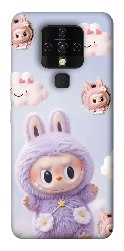 Чохол на TECNO Camon 16 SE Labubu & clouds фото 1 з 1