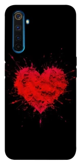 Чехол на Realme 6 Pro Splash heart фото 1 из 1
