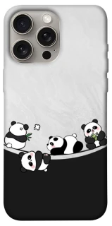 Чохол на Apple iPhone 15 Pro Max (6.7") Four pandas фото 1 з 1