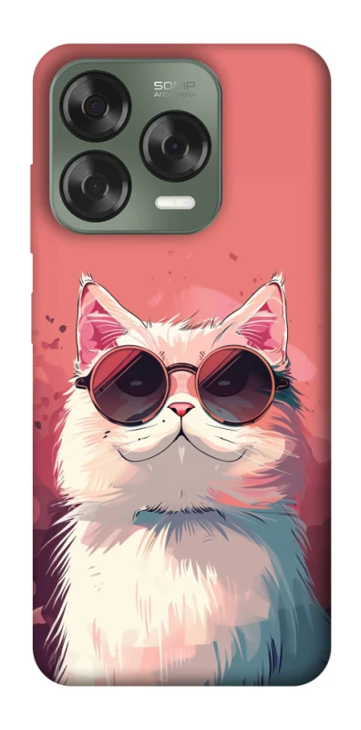 Чохол на ZTE Nubia V70 Design Сat with glasses фото 1 з 1