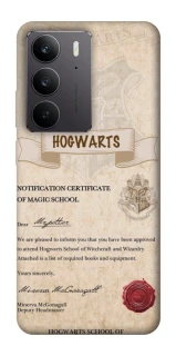 Чехол на Realme C75 The Hogwarts acceptance letter фото 1 из 1