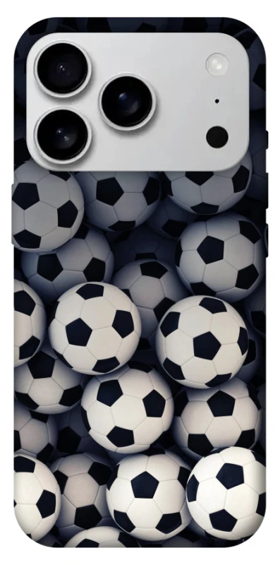 Чохол на Apple iPhone 17 Pro Max (6.9") Футбольні м'ячи фото 1 з 1