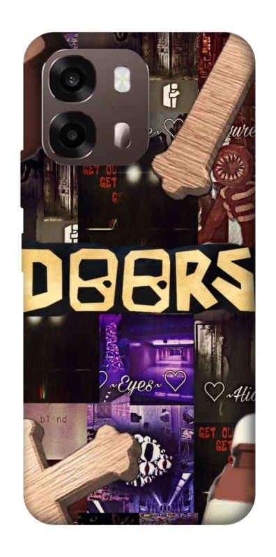 Чехол на Oppo A6 Roblox doors dark mode фото 2 из 2