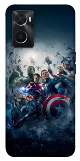Чехол на Oppo A76 4G Marvel heroes фото 1 из 1