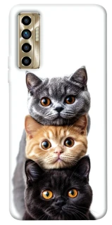 Чохол на TECNO Camon 17P Гарні котики фото 1 з 1