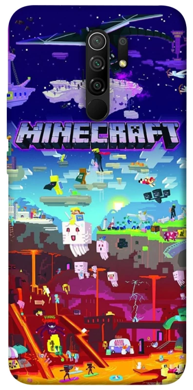 Чехол на Xiaomi Redmi 9 Minecraft world фото 1 из 1
