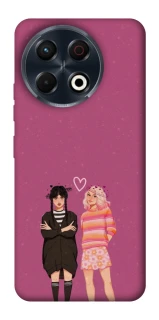 Чехол на TECNO Spark 30 Pro (KL7) Raven & Rainbow Wednesday фото 1 из 1