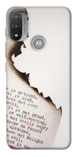 Чохол на Motorola Moto E20 Вірші фото 1 з 1