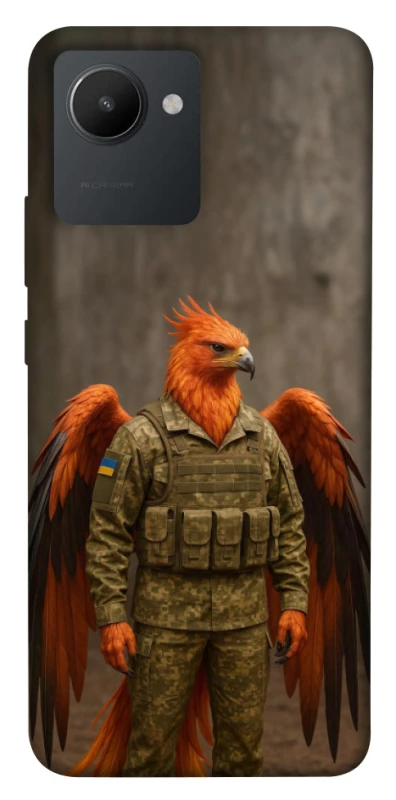 Чехол на Realme C30 Феникс защитник фото 1 из 1