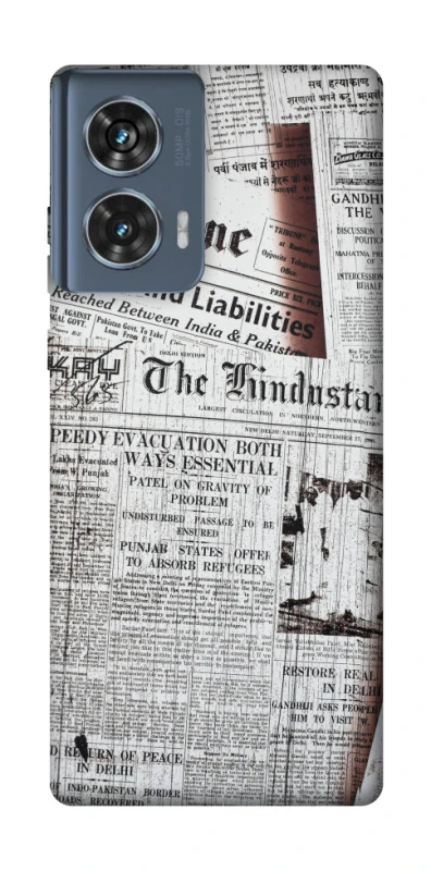 Чохол на Motorola Edge 50 Газети фото 1 з 1