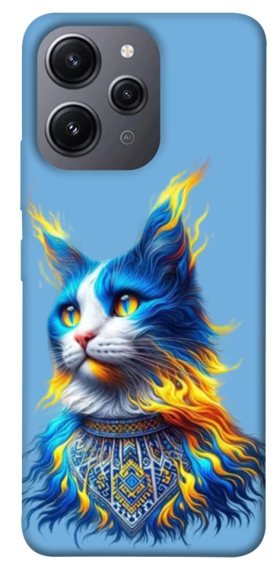 Чехол на Xiaomi Redmi 12 Кот патриот фото 1 из 1