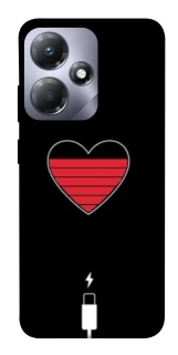 Чехол на Infinix Hot 30i Charge your heart фото 1 из 1