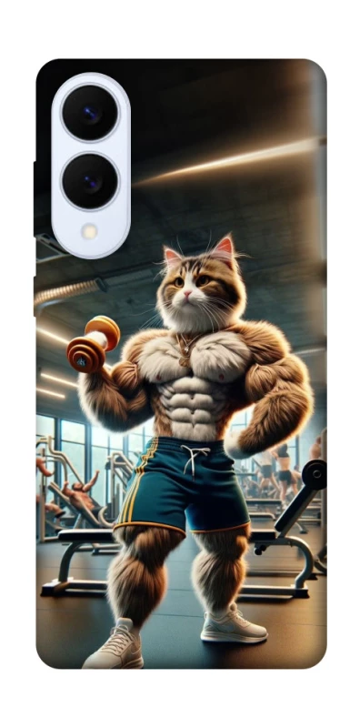 Чехол на Samsung Galaxy S25 Edge Качок кот фото 1 из 1