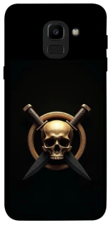 Чехол на Samsung J600F Galaxy J6 (2018) Golden Skull фото 1 из 1