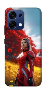 Чехол на Oppo A6 Pro 4G/5G Cyber space girl ver.5 фото 1 из 2