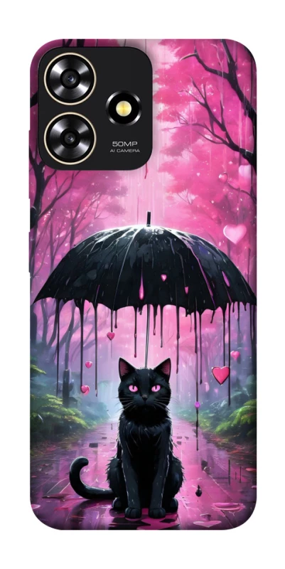 Чохол на ZTE Blade A73 4G Black cat фото 1 з 1