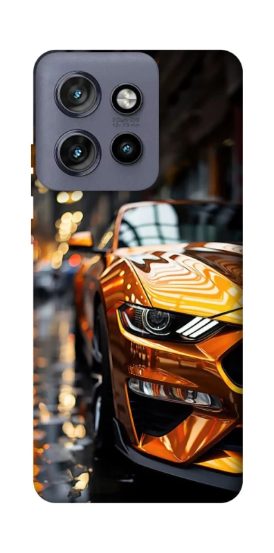 Чохол на Motorola Edge 50 Neo Golden sports car фото 1 з 1
